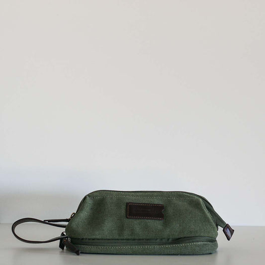 Canvas Wash Bag | Khaki