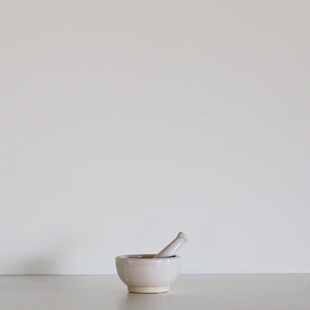 Original Ceramic Mortar & Pestle