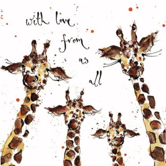 Giraffe Family | Greeting Card
