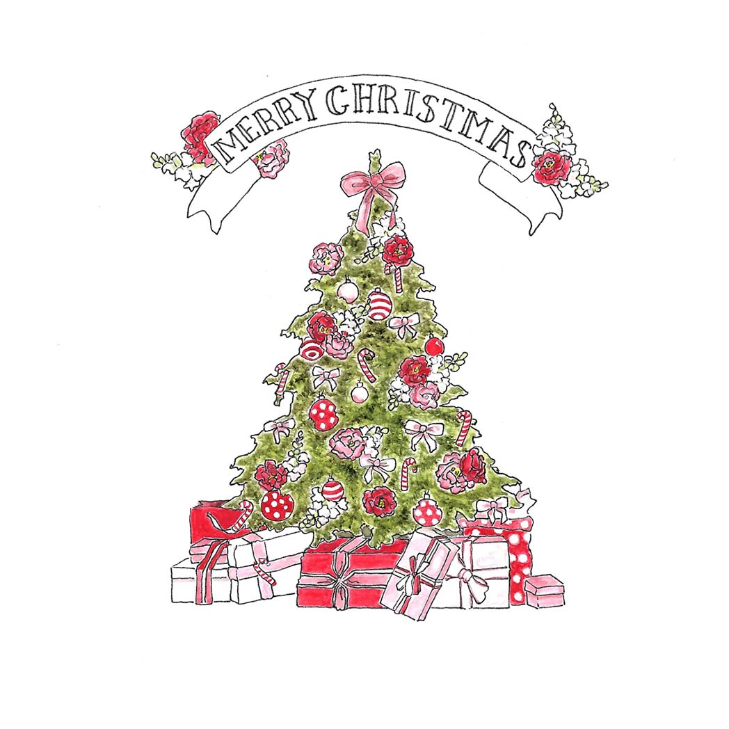 Merry Christmas Tree | Greeting Card