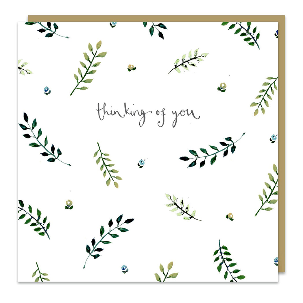 Thinking of you w/ foliage | Greeting Card