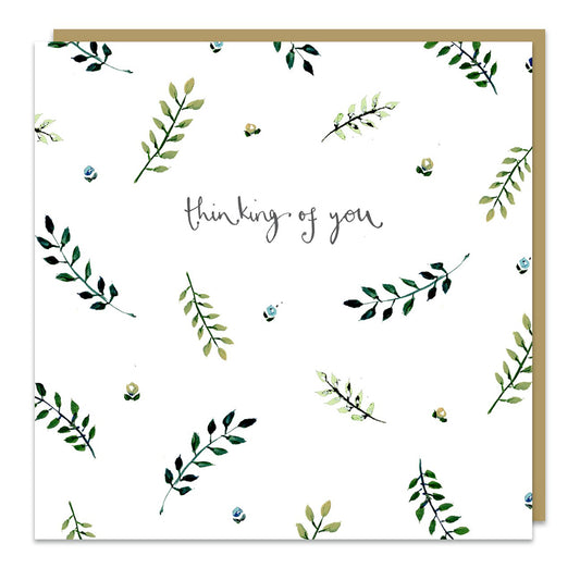 Thinking of you w/ foliage | Greeting Card