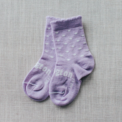 Baby Merino Wool Crew Socks | Violet